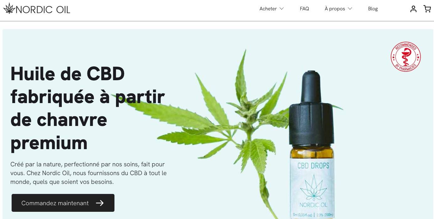 nordic oil meilleur site CBD